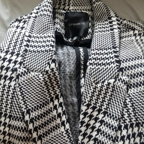 Houndstooth peacoat in size small - Picture 3 of 4